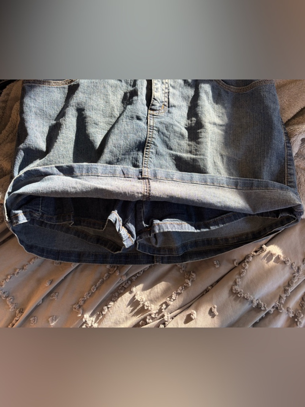 St. John's Bay Denim Skort - Picture 4 of 5